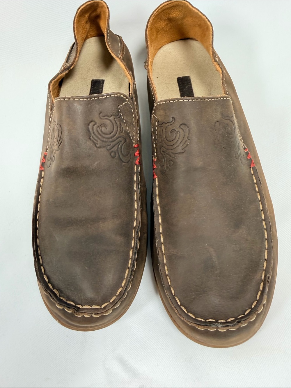 OLUKAI Women’s Size 8.5 Shoes Slip On Style Leather Nohea Nubuck Loafer - Picture 13 of 14